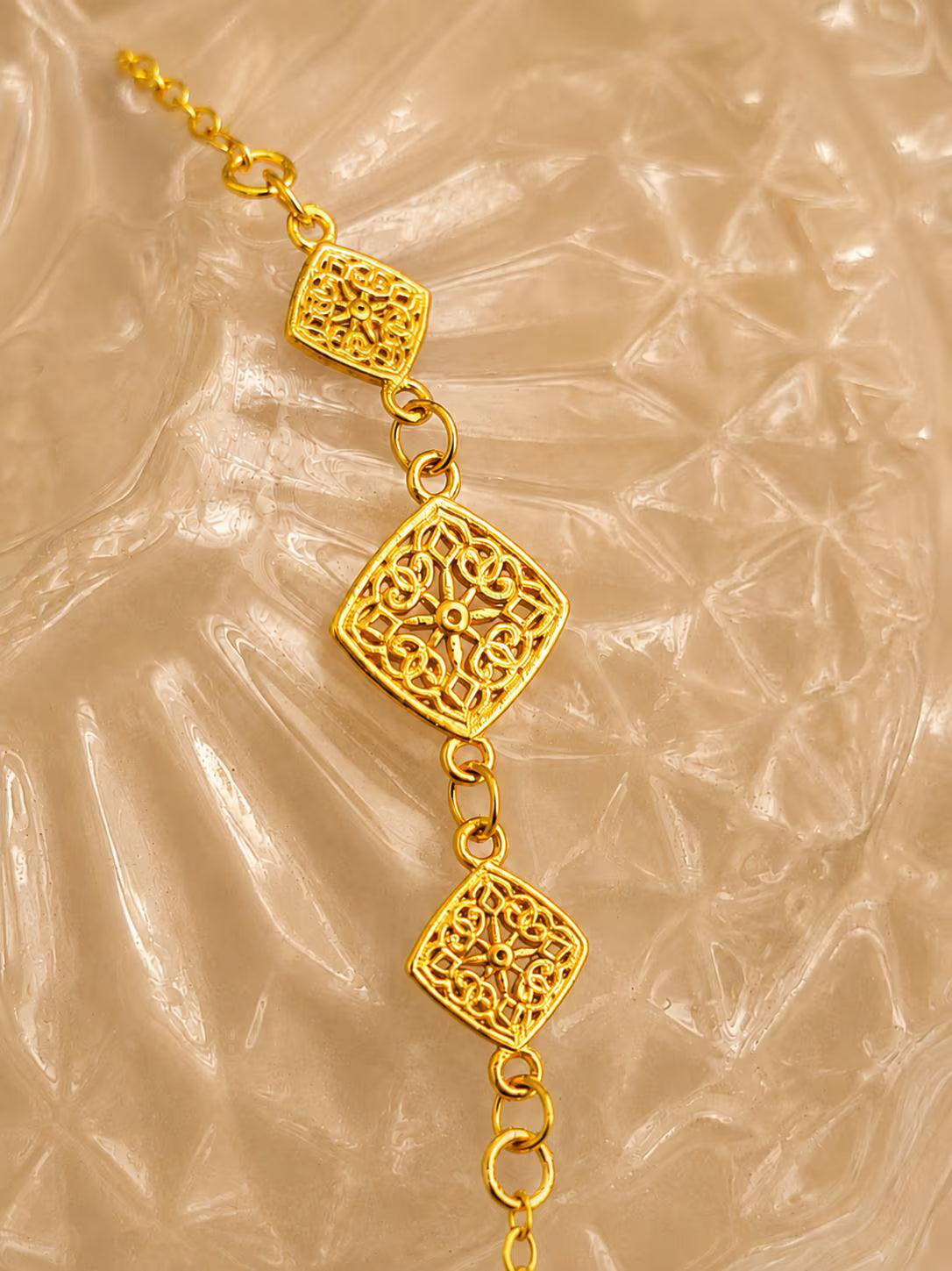 Filigree Flower Bracelet