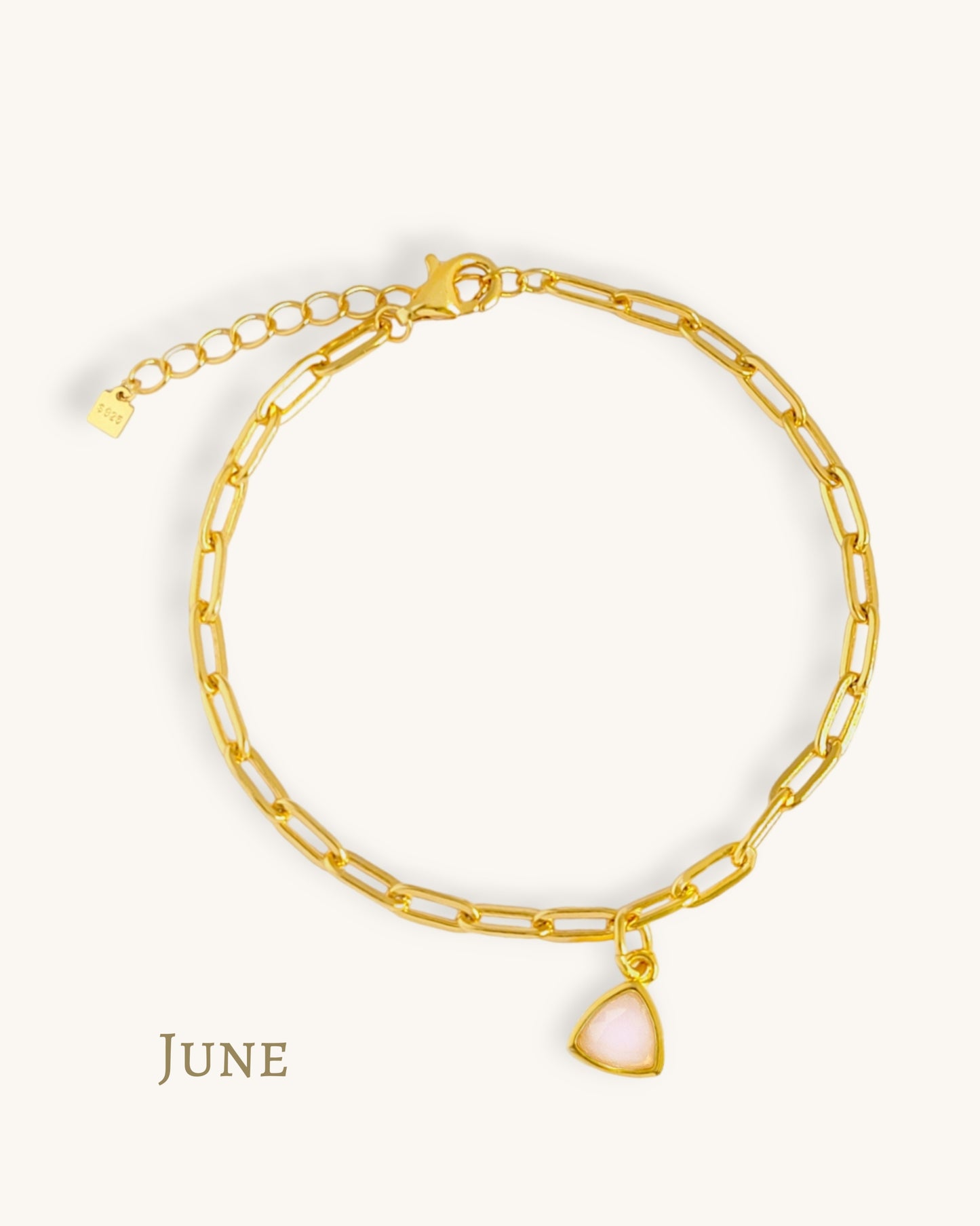 june birthstone bracelet