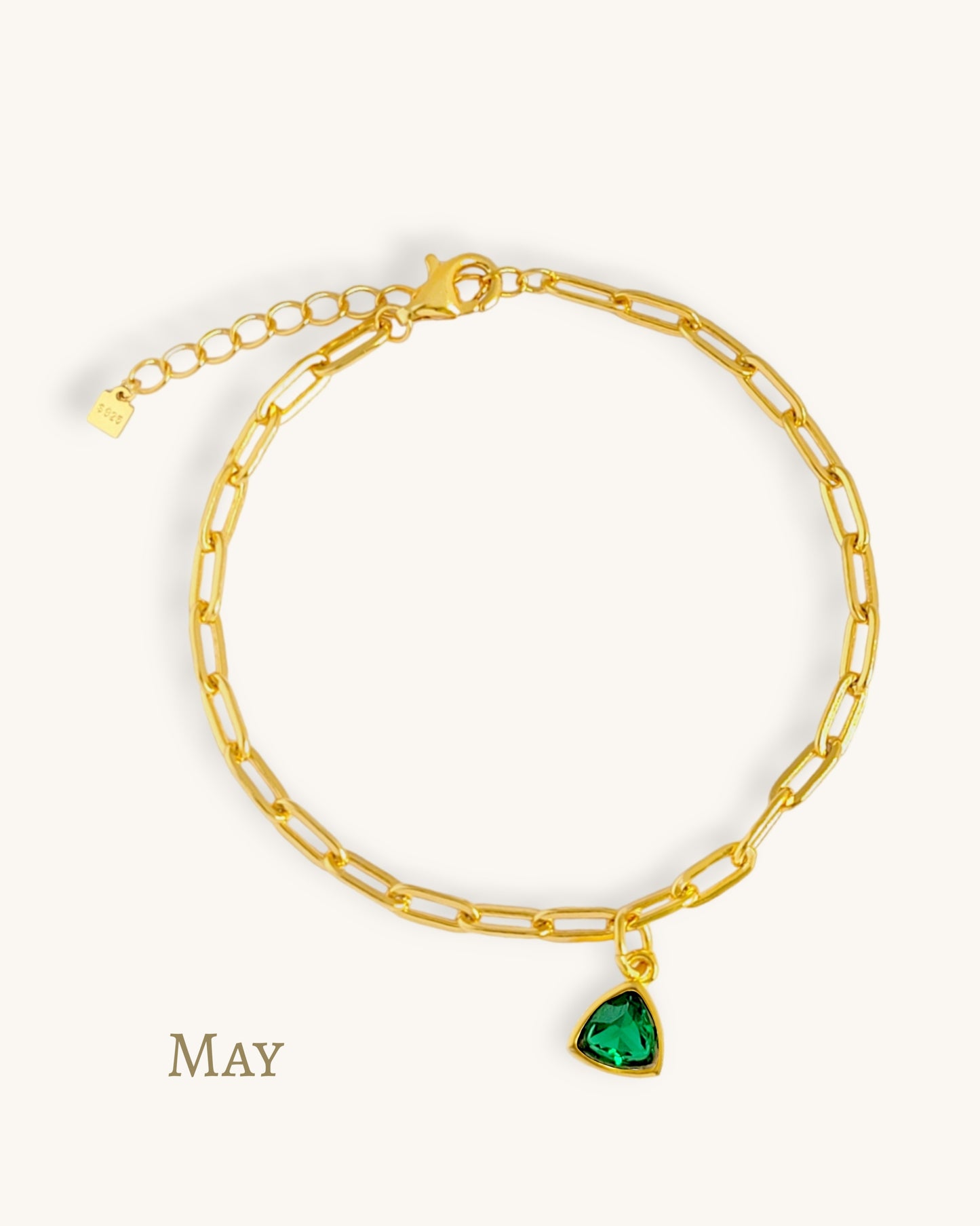 may birthstone bracelet