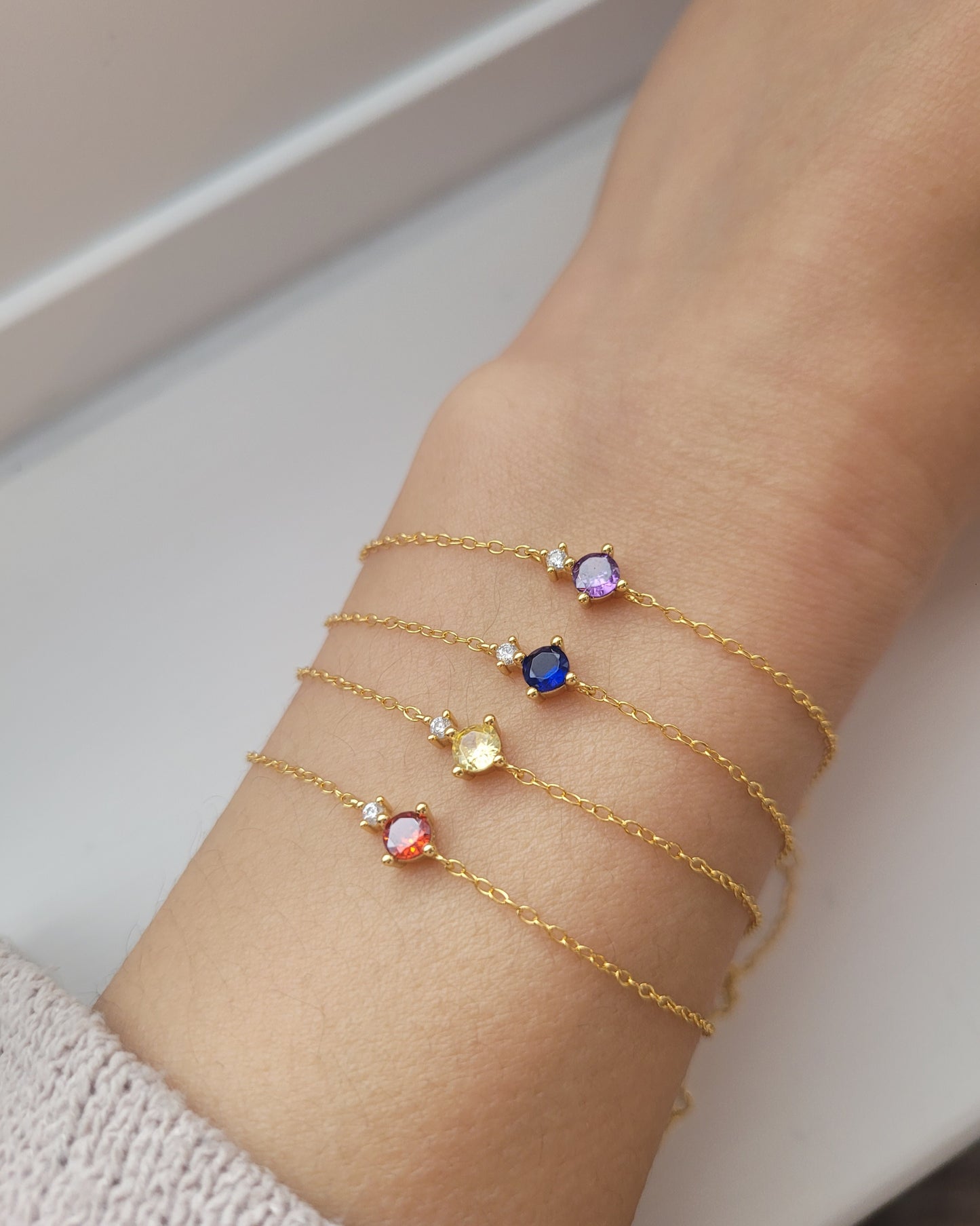 May Birthstone Bracelet