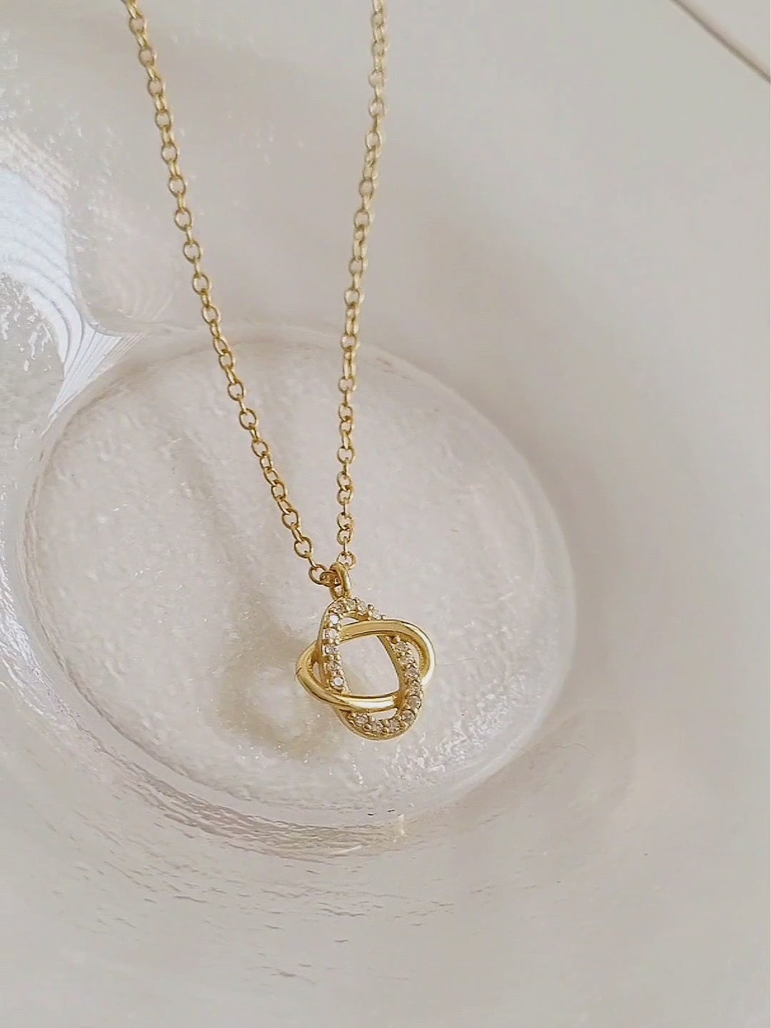 gold plated over silver necklace