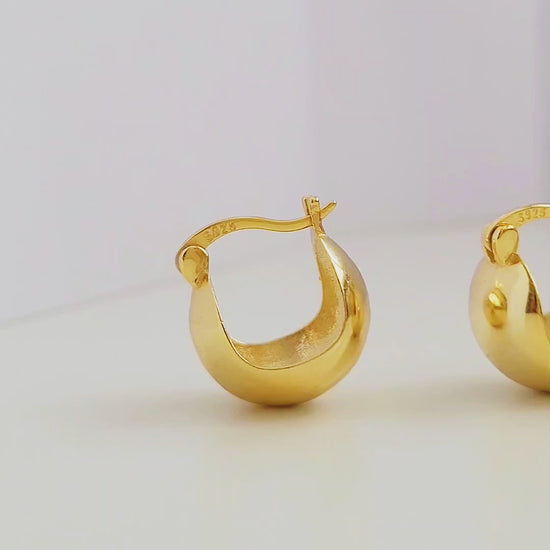 chubby hoop earrings uk