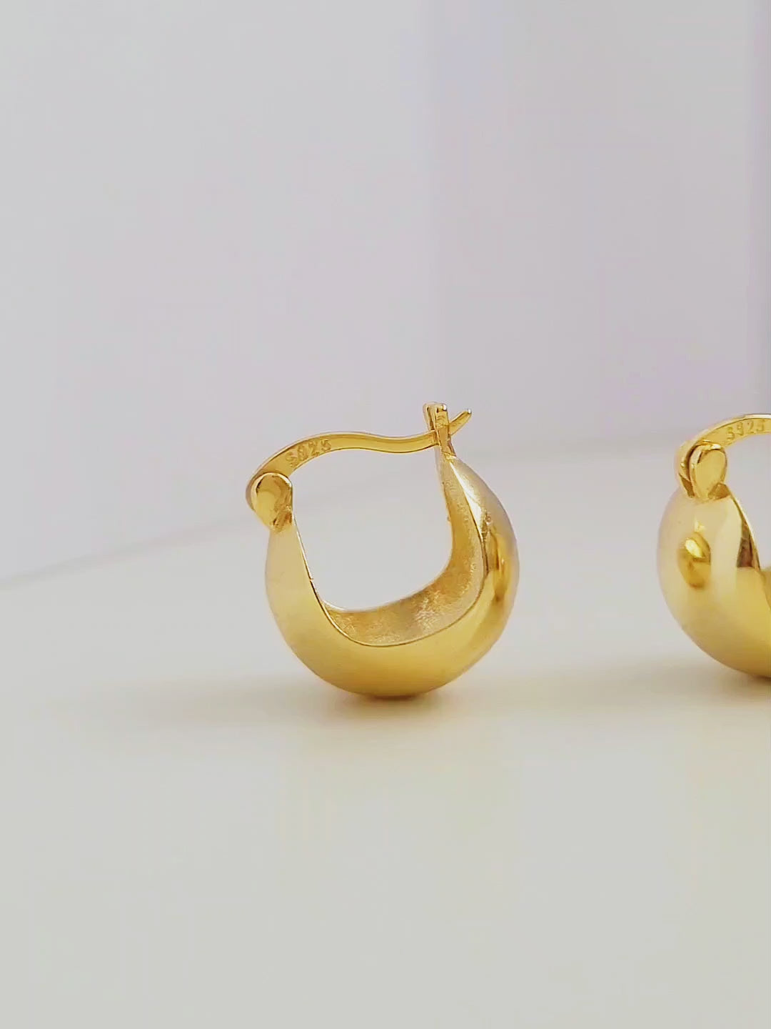 chubby hoop earrings uk