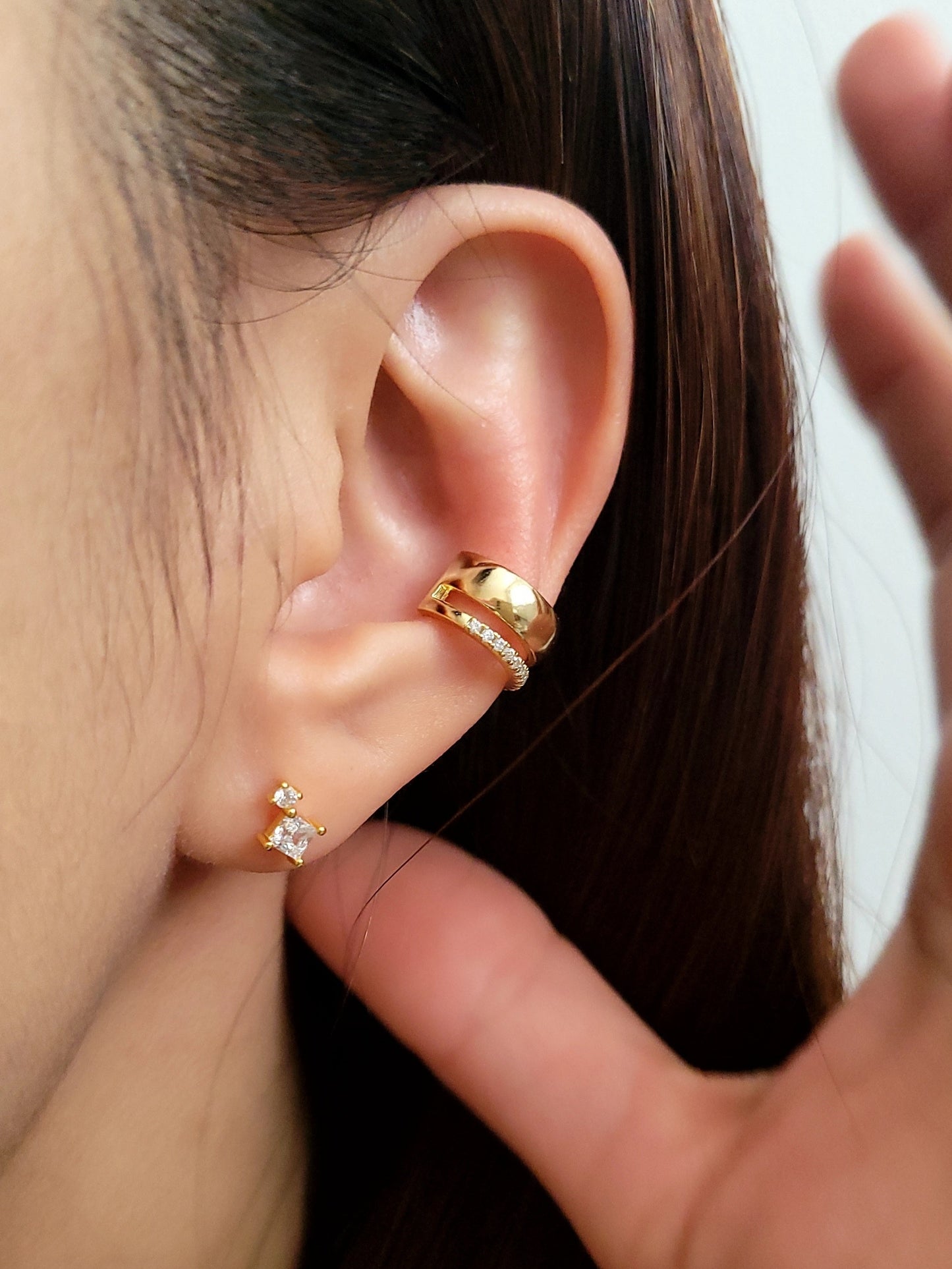 Celestial Pave Chubby Ear Cuff