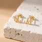 Starry Zodiac Sign Earrings · Leo