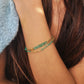 Green Agate Beaded Gemstone Bracelet