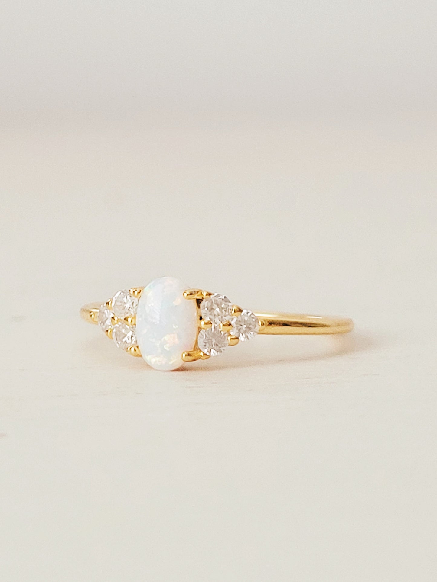 Oval Opal Ring