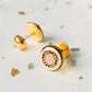 Victorian tile pattern earrings