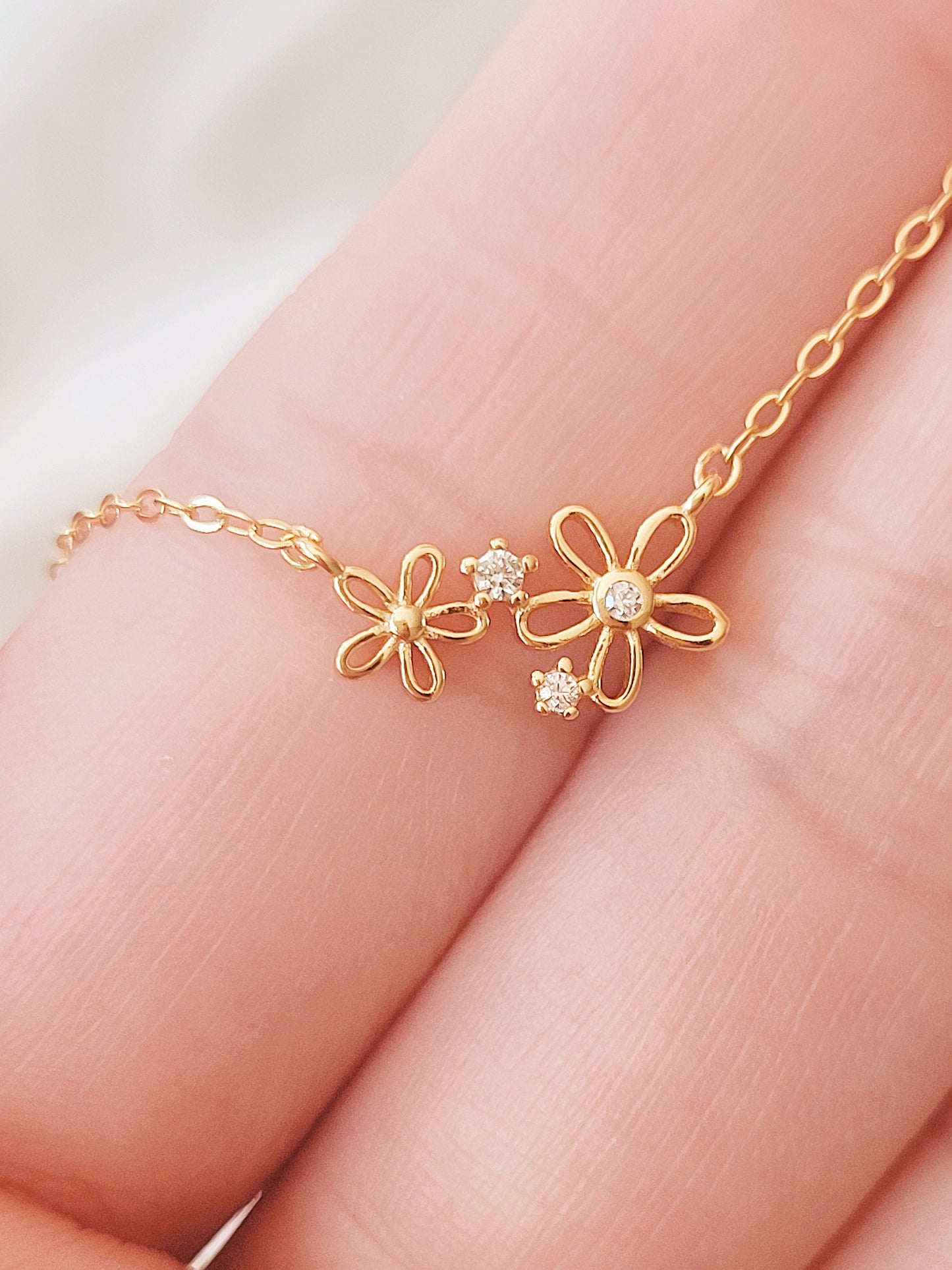 Tiny Blossom Necklace