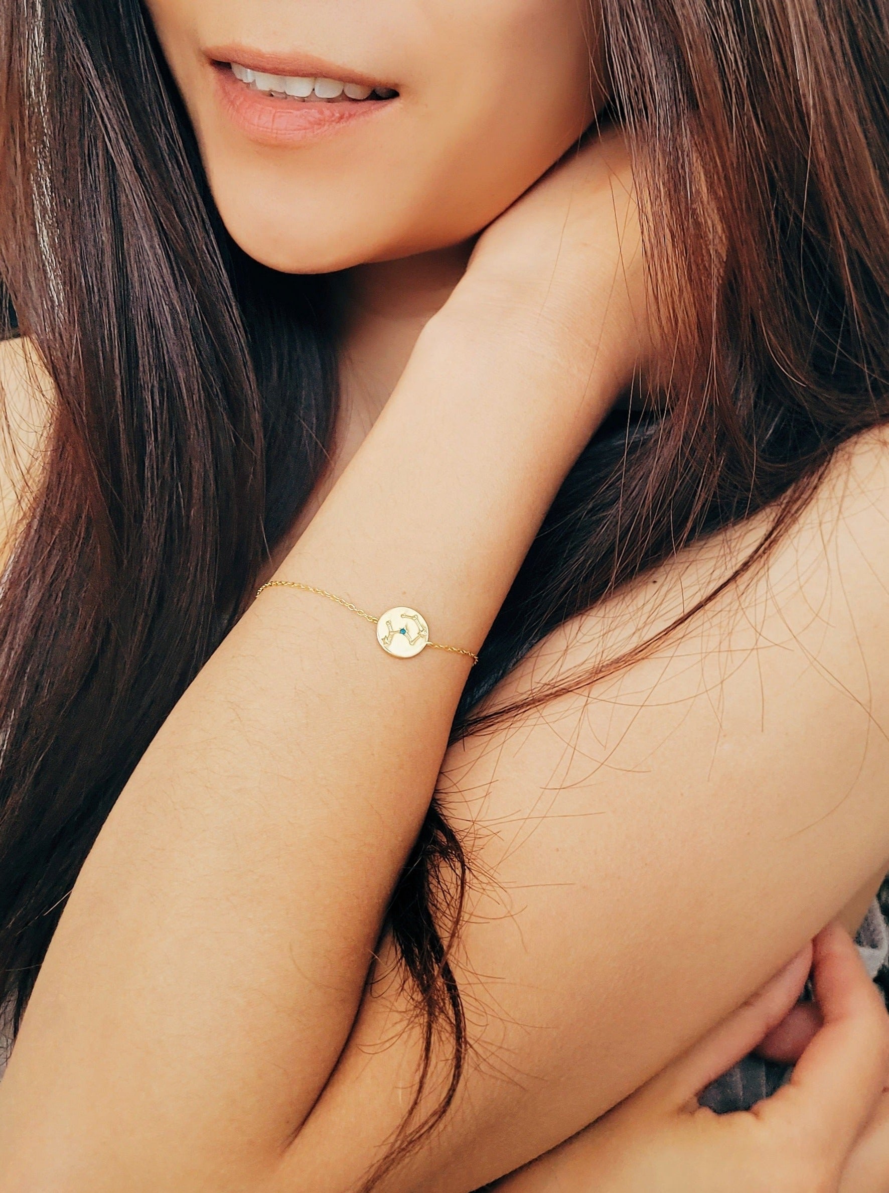 gold constellation bracelet