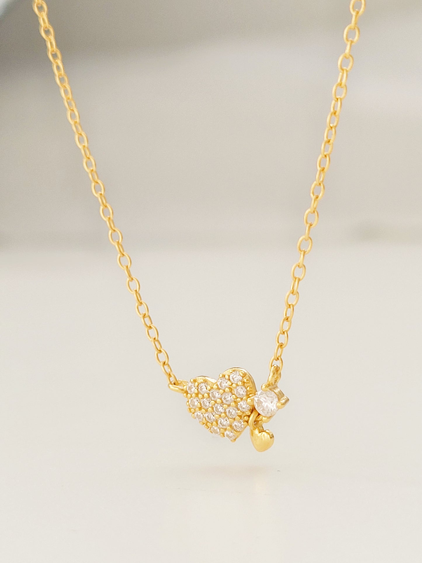 Double Hearts Necklace