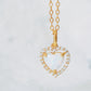 Dainty Heart Opal Necklace