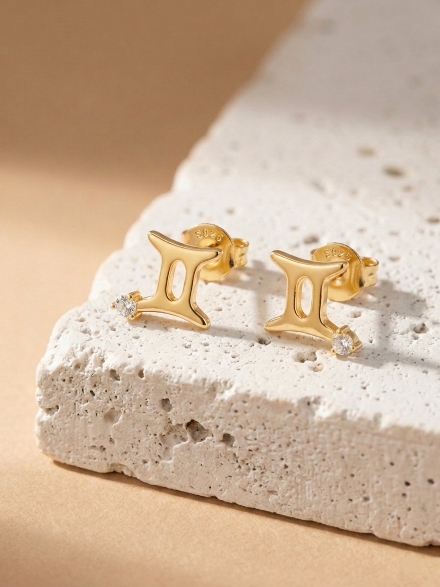 Starry Zodiac Sign Earrings · Gemini