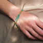 Green Agate Beaded Gemstone Bracelet