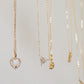 Dainty Heart Opal Necklace