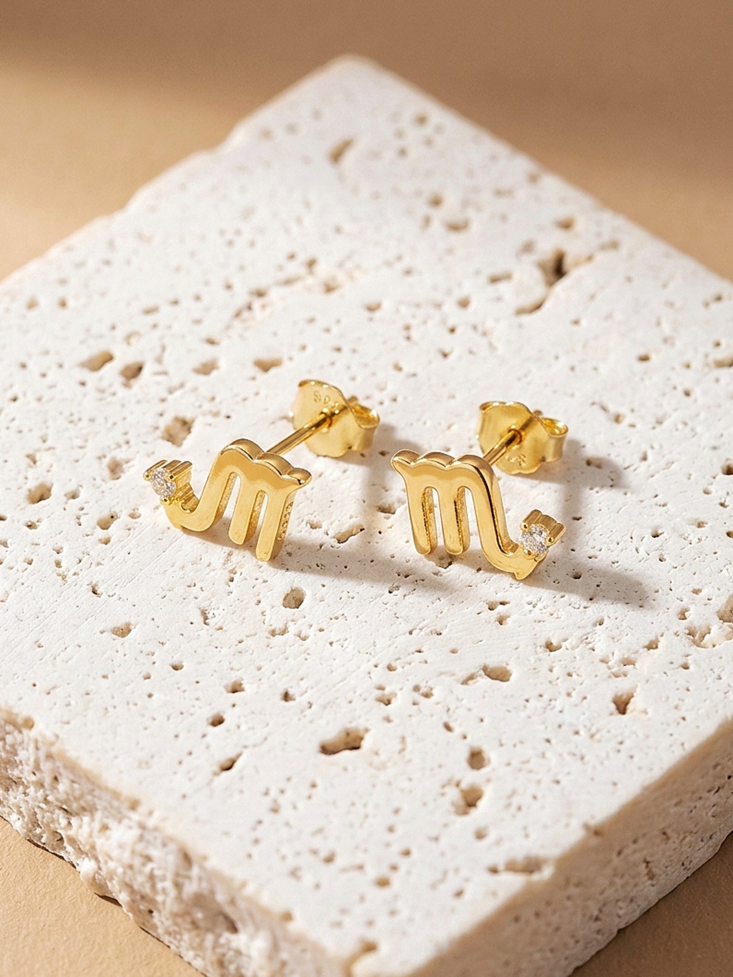 Starry Zodiac Sign Earrings · Scorpio