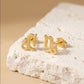 Starry Zodiac Sign Earrings · Capricorn