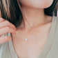 Dainty Heart Opal Necklace