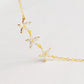 Triple Marquise Flower Necklace