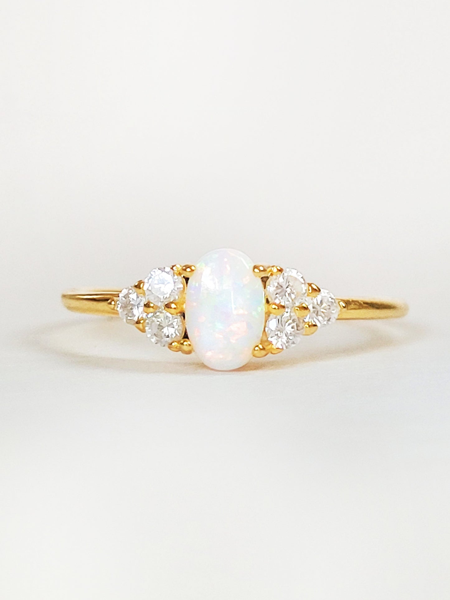 Oval Opal Ring