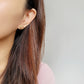 enamel flower earring
