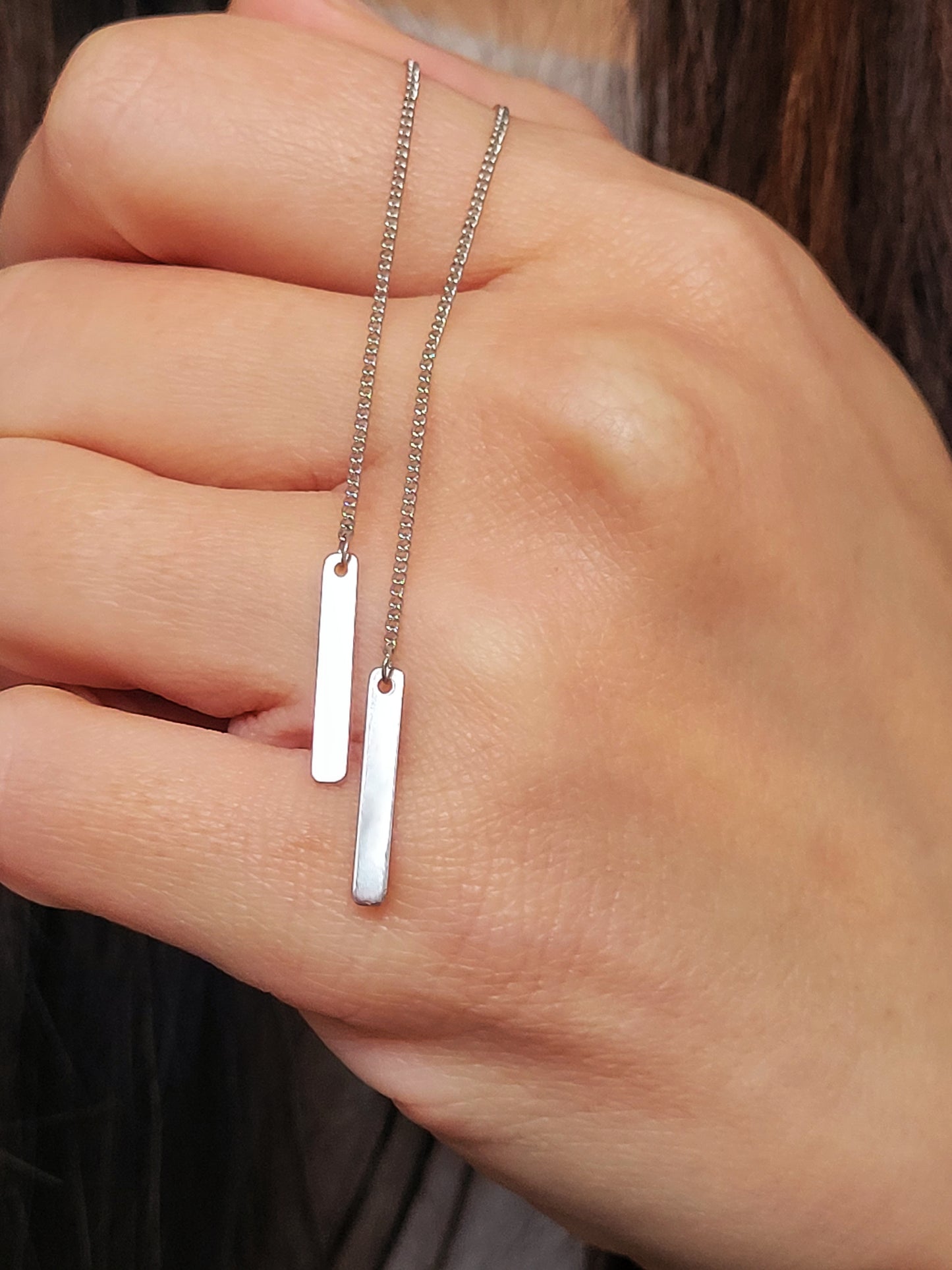 Bar Threader Earrings