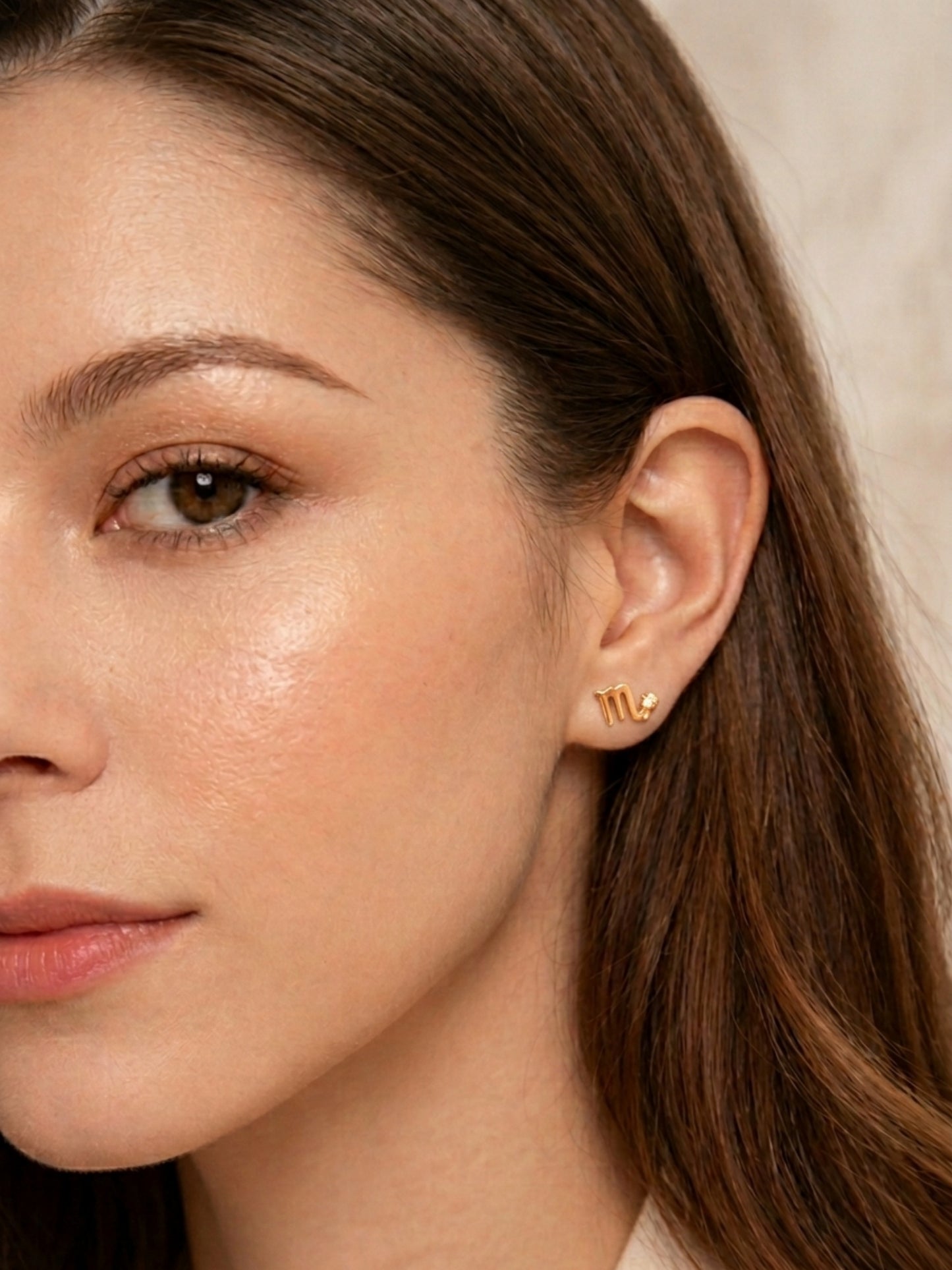 Starry Zodiac Sign Earrings · Scorpio
