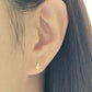 November Birthstone Stud Earrings with Citrine CZ