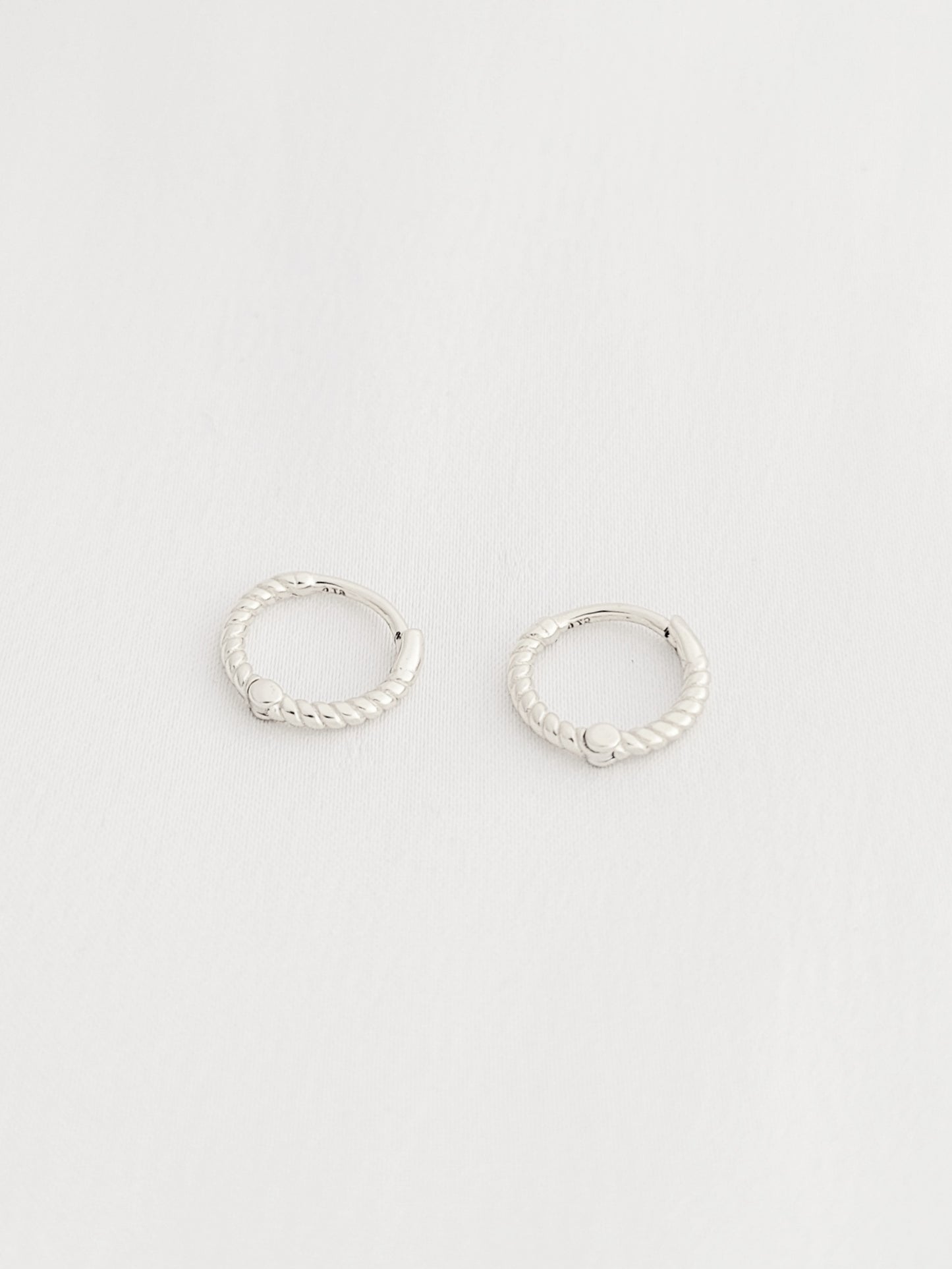 Tiny Twisted Hoops