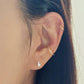 sterling silver April birthstone earrings UK