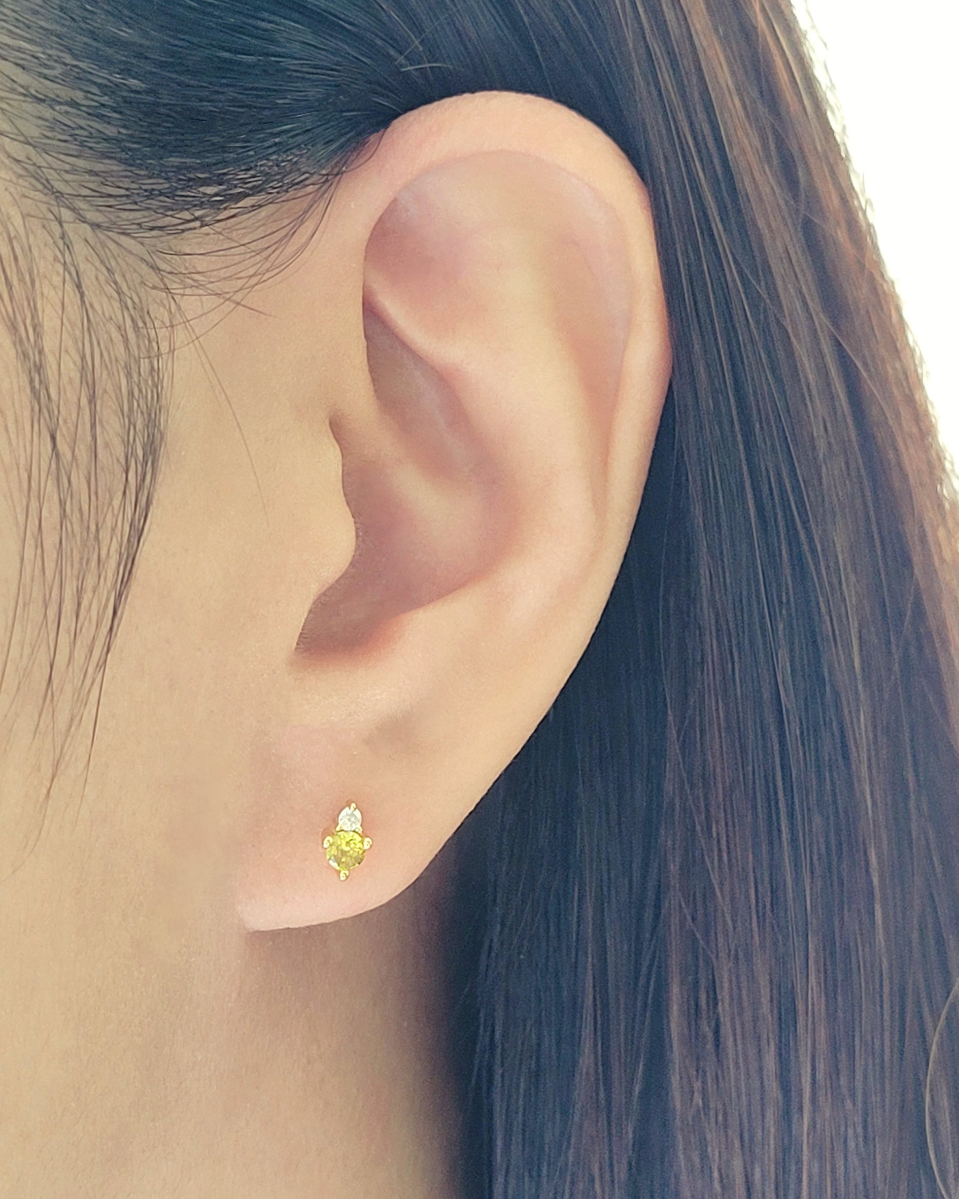 august Birthstone earrings peridot