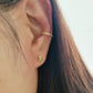 august Birthstone earrings peridot ear stack