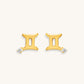Starry Zodiac Sign Earrings · Gemini