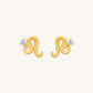Starry Zodiac Sign Earrings · Leo