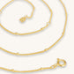 Gold plated jewellery: Sphere Chain Necklace