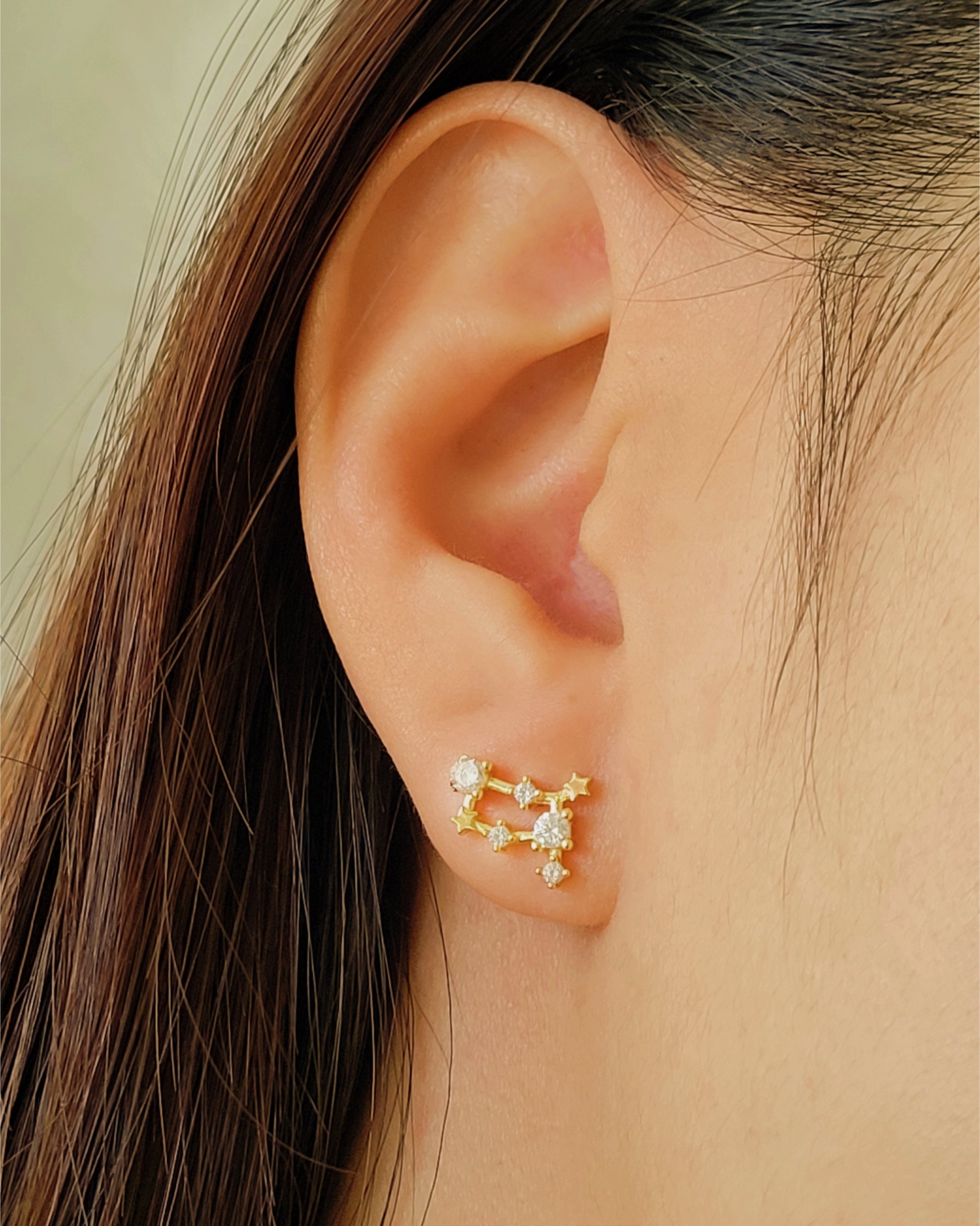 Starry Constellation Earring Gemini Zodiac jewellery for women