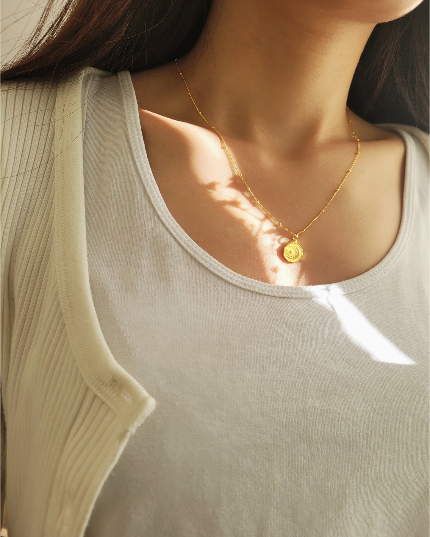 Lunar Necklace · Yellow