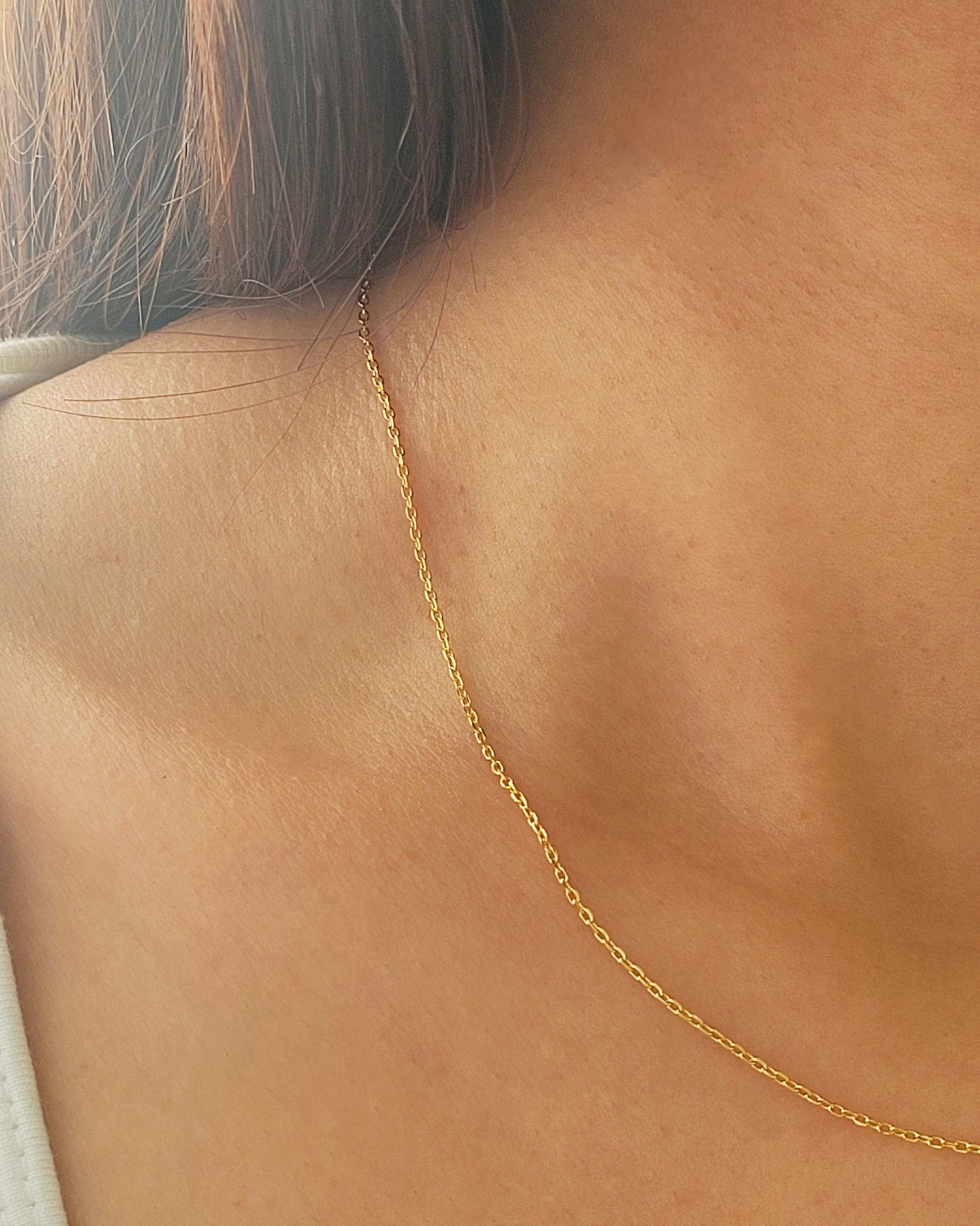 basic gold chain necklace