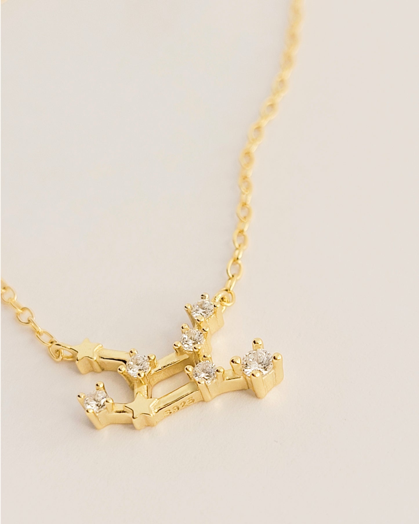 virgo necklace constellation star sign