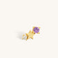 Starry Zodiac Stone Earring • Aquarius